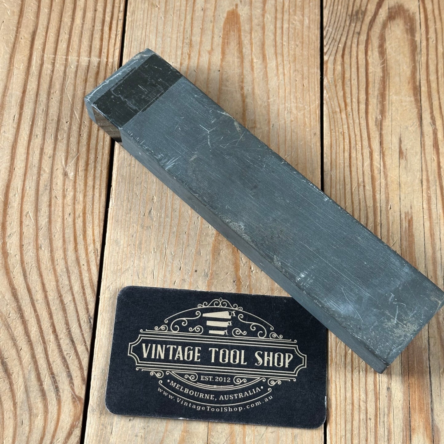 A378 ULTRA FINE! Vintage German Thuringian SLATE Razor BARBER HONE sharpening stone waterstone