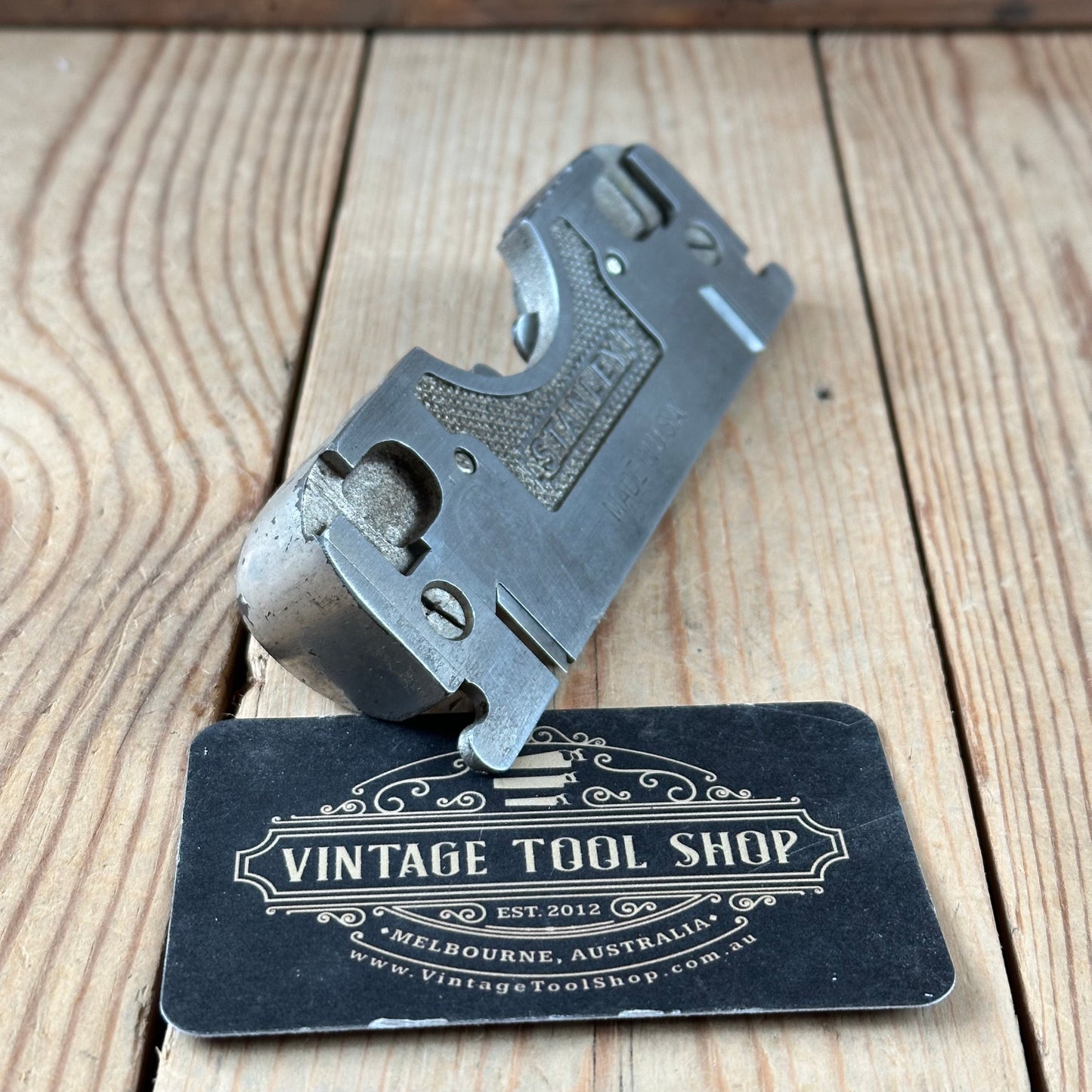 H2525 Vintage STANLEY USA Sweetheart era No.79 Side RABBET Rebate PLANE