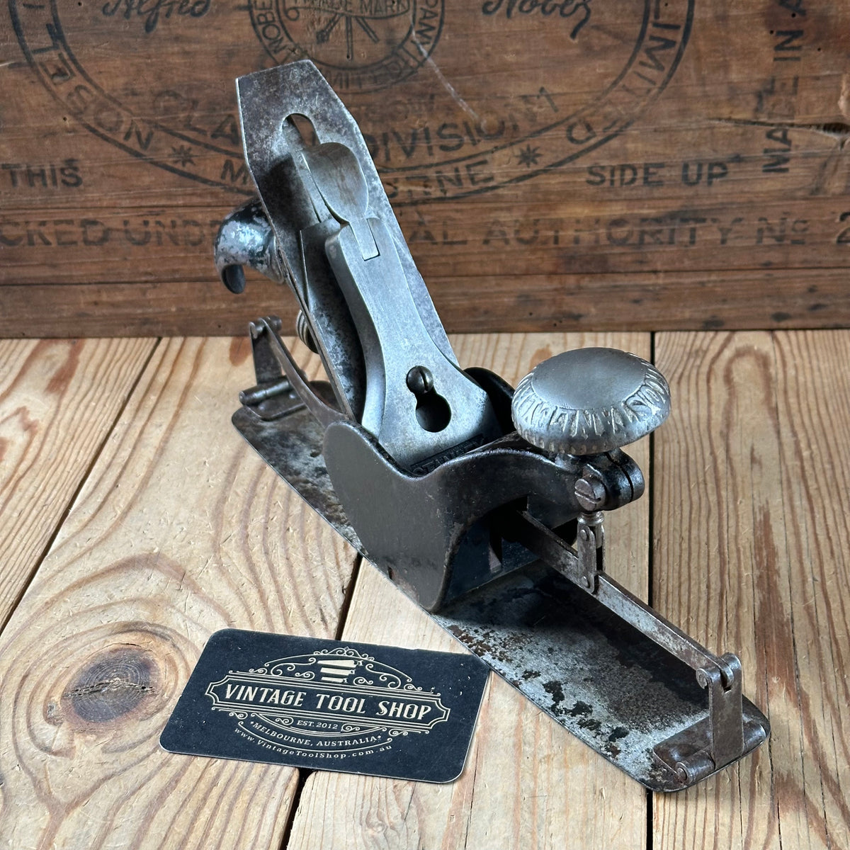 N1867 Antique STANLEY USA No.113 COMPASS Plane