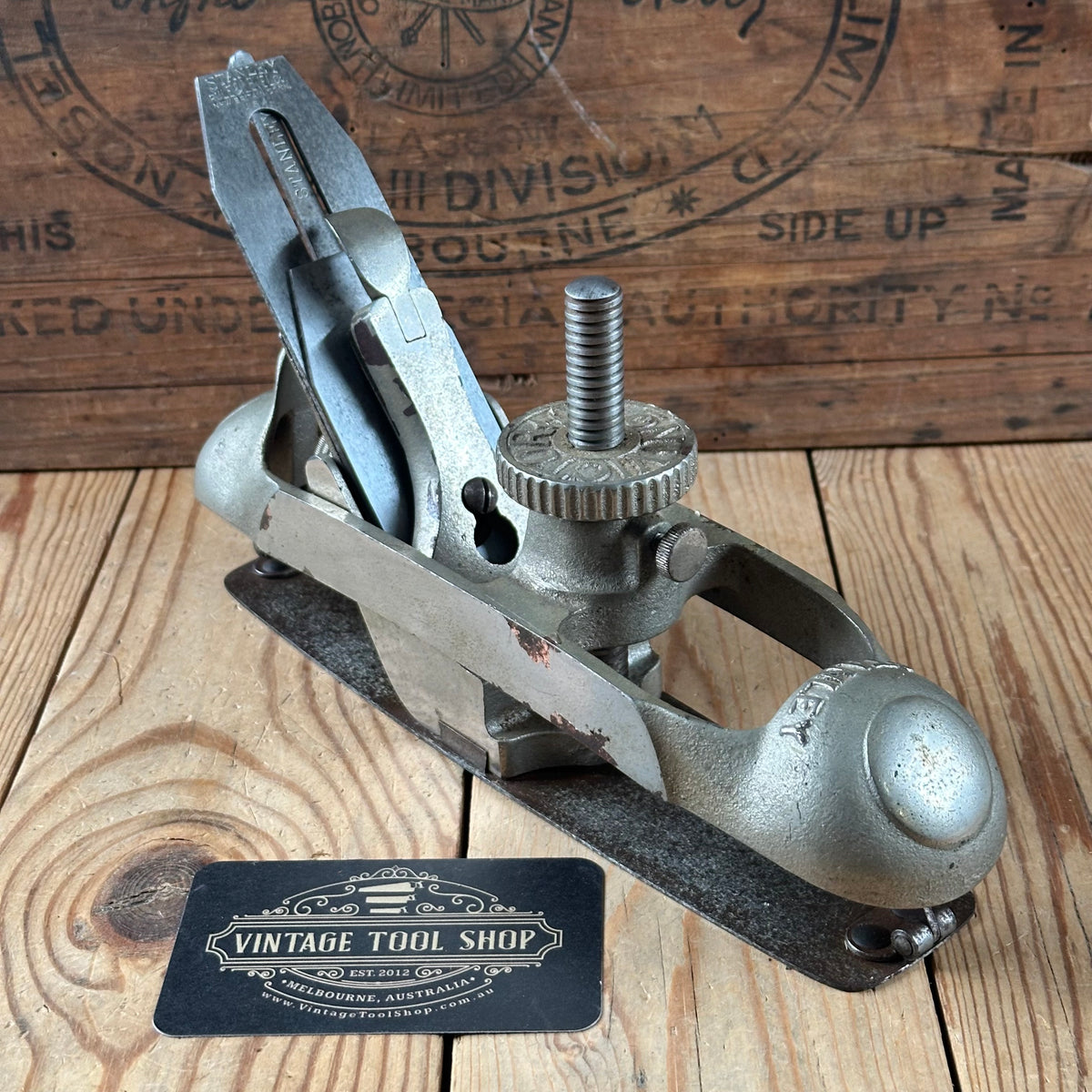 H2613 AWESOME ! Vintage STANLEY USA No:20 VICTOR Compass CIRCULAR Plane