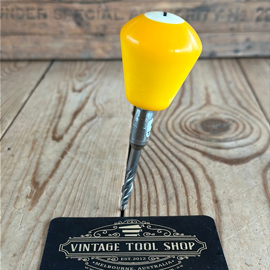 TR145 Repurposed Yellow “1” POOL BALL awl by Tony Ralph