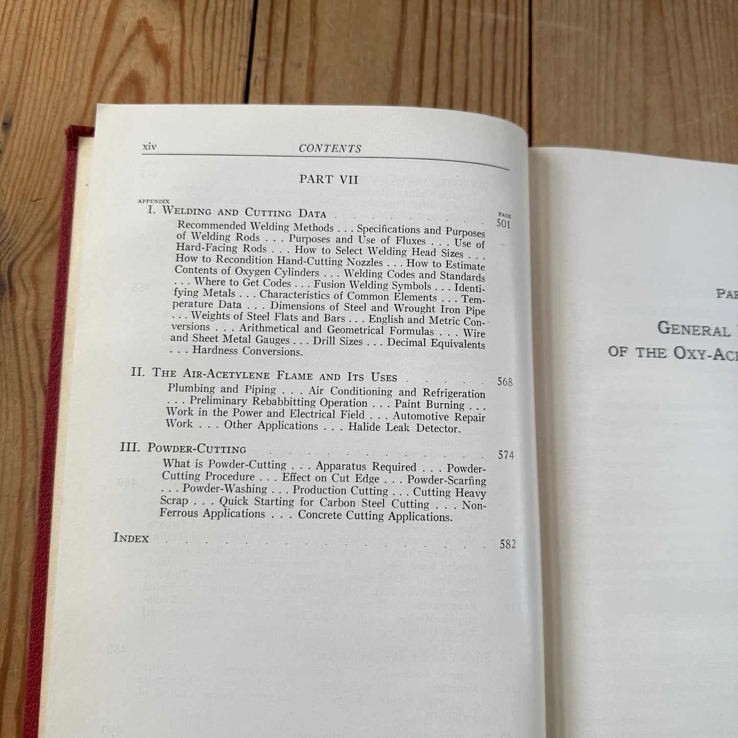 XBN127 Vintage 1960 BOOK The OXY-ACETYLENE HANDBOOK A Manual on Oxy-Acetylene WELDING and CUTTING procedures