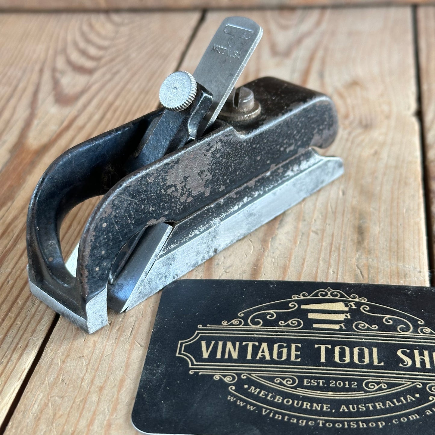 N668 Vintage STANLEY USA No.75 Sweetheart era 1921-35 BULLNOSE rebate PLANE