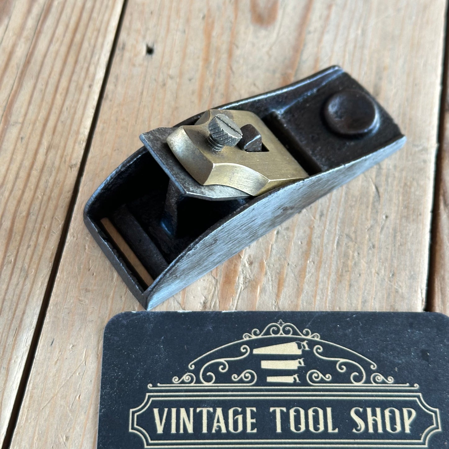 SOLD D1590 Vintage tiny WINGFIELD & ROWBOTHAM Duplex luthiers BLOCK THUMB PLANE