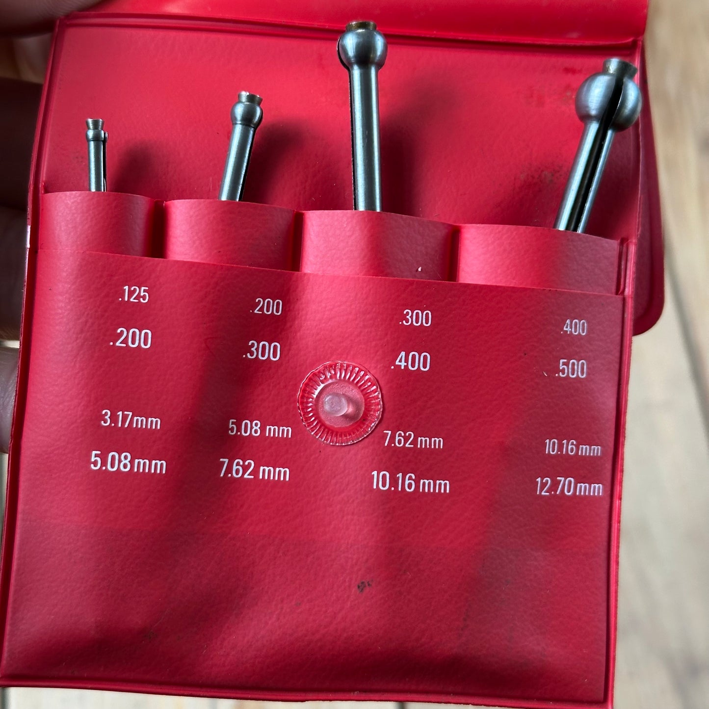 H2447 Vintage STARRETT USA No.829 E small hole GAUGES set