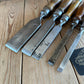 T10076 Vintage set of 5 x TITAN AUSTRALIA No:101 Registered Firmer CHISELS