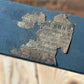 A380 Vintage LARGE German WATER HONE partial label BARBERS STONE Natural sharpening stone waterstone