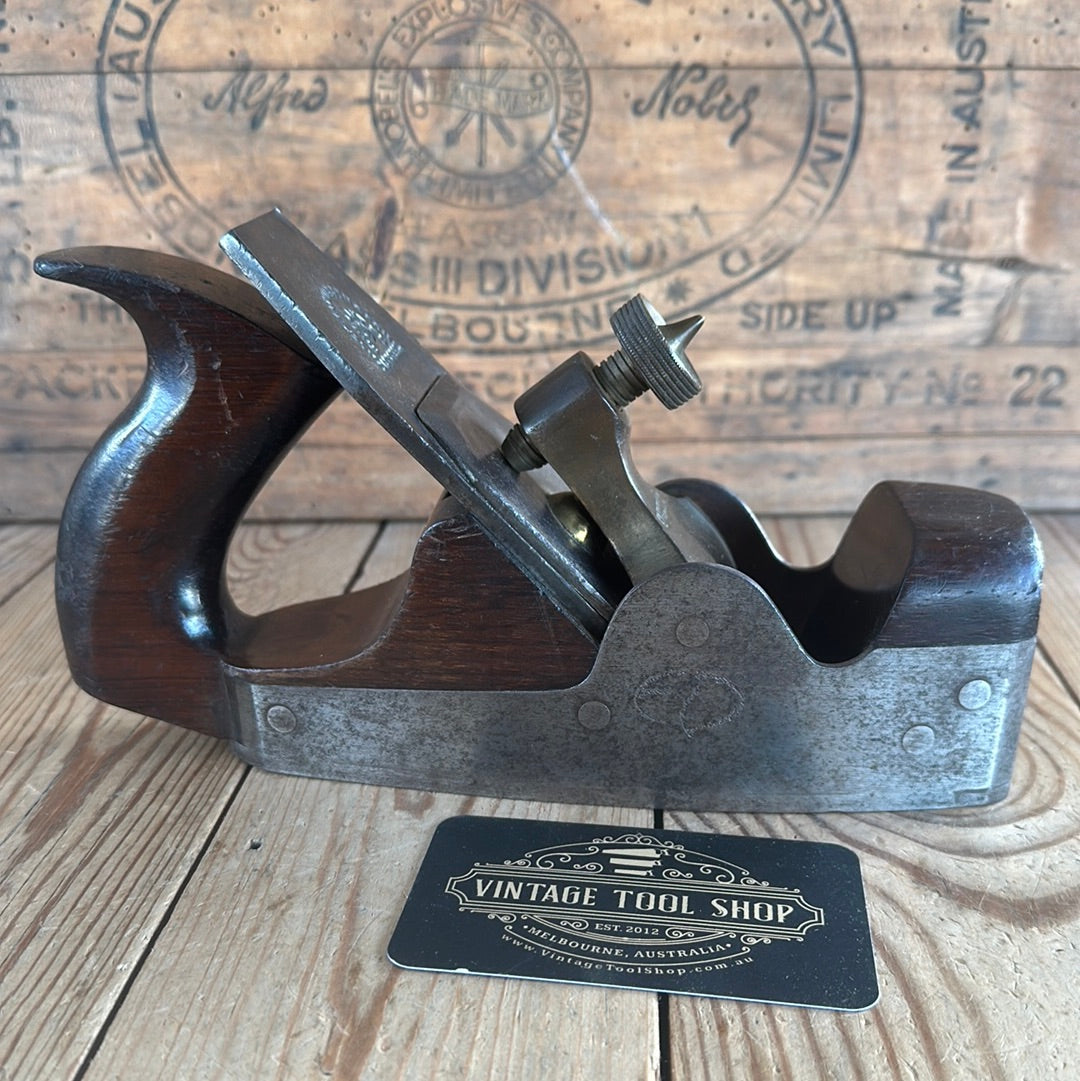 SOLD N1033 Antique MATHIESON Scotland SMOOTHING plane Rosewood