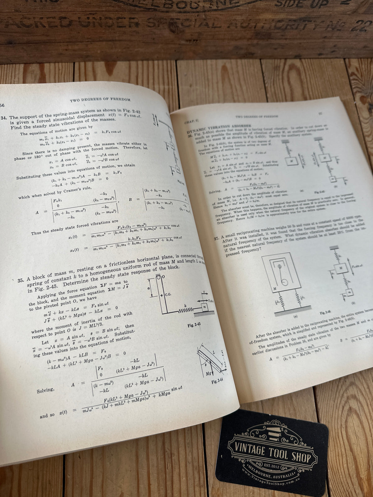 XBN92 Vintage 1964 BOOK SCHAUM'S Outline Series Theory and Problems of MECHANICAL VIBRATIONS by W.W.Seto