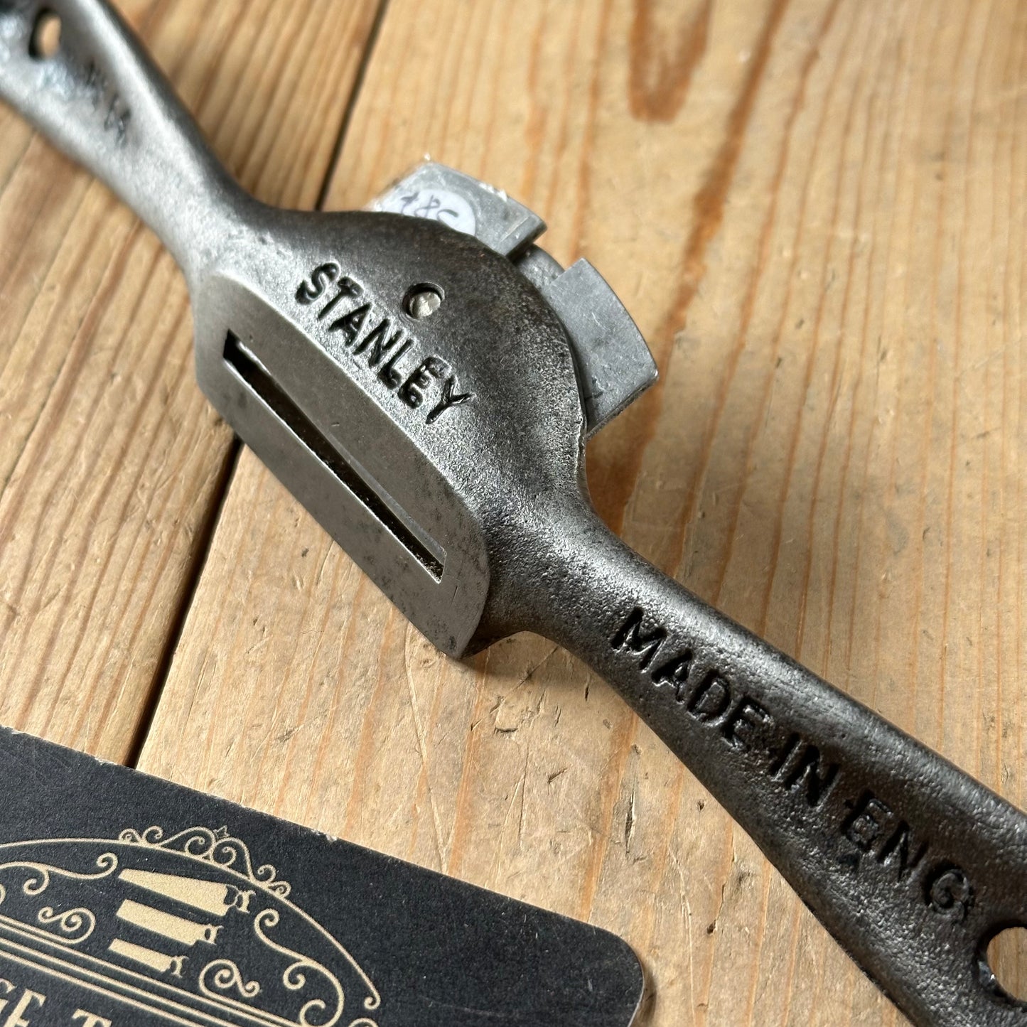 D2042 Vintage STANLEY England Flat Base No:64 SPOKESHAVE Spoke Shave