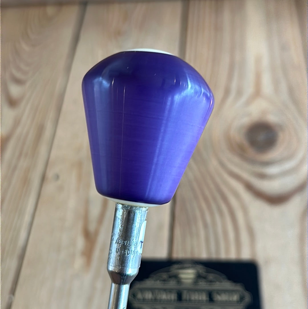 TR143 Repurposed long Purple “4” POOL BALL awl by Tony Ralph