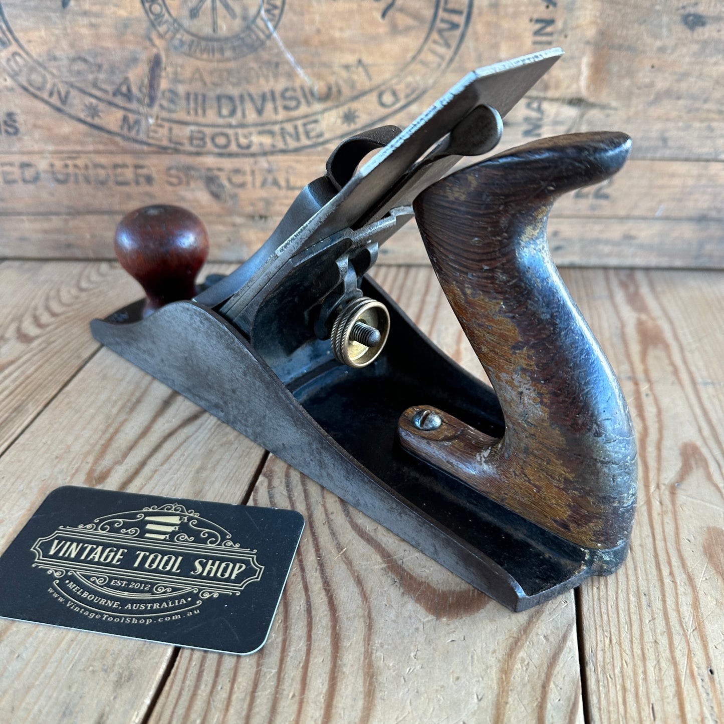 B96 Vintage STILETTO MILLERS FALLS USA No.4 1/2 PLANE