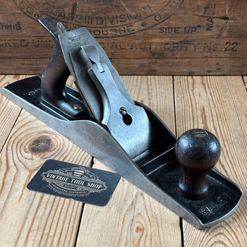 H2489 Vintage STANLEY USA Type 11 No.5 1/2 Corrugated PLANE with Rosewood handles
