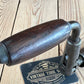 T9817 Antique UNUSUAL PATENTED metallic BRACE Drill with COCOBOLO handle