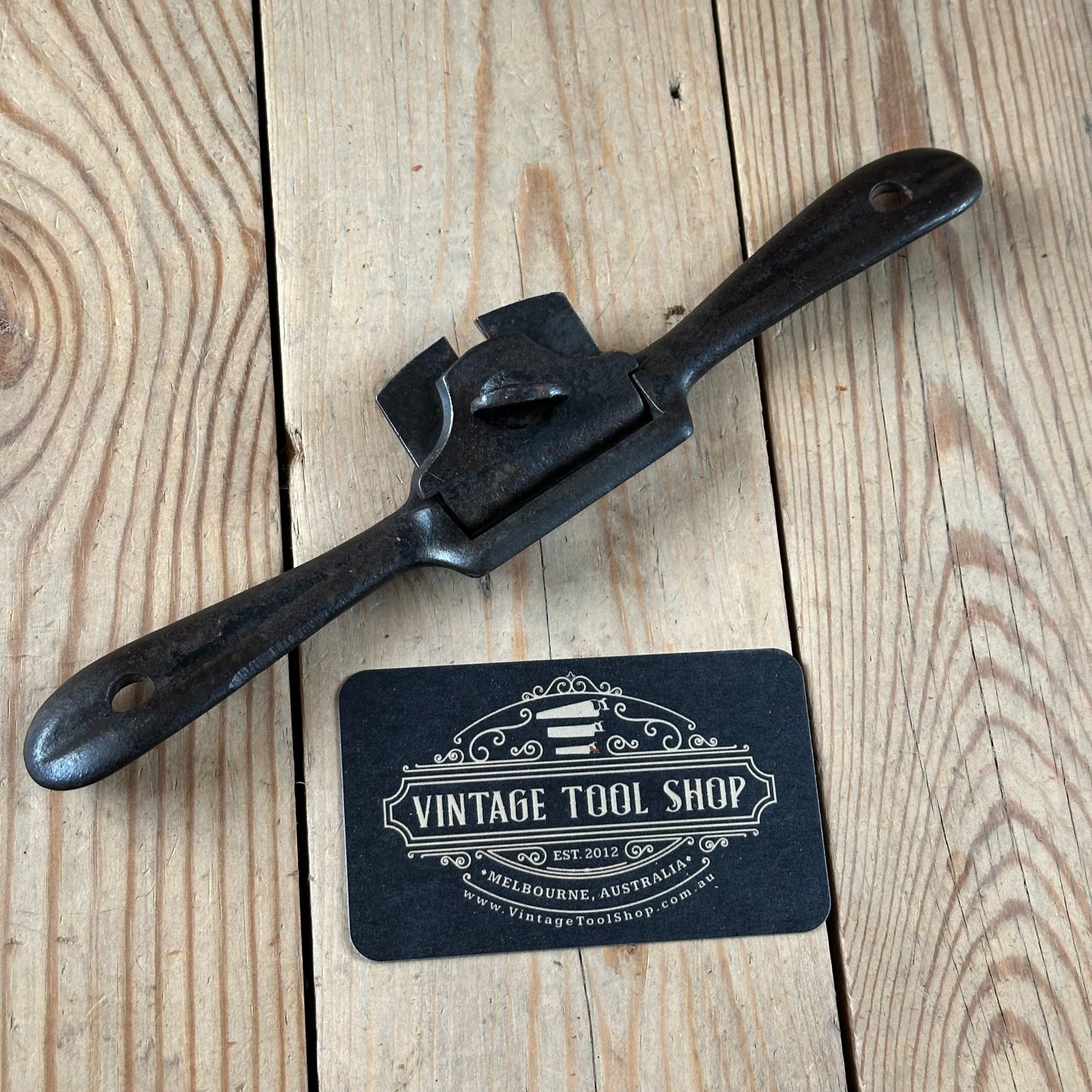 N1809 Vintage STANLEY USA No.64 Flat Base SPOKESHAVE spoke shave