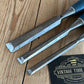 D765 Vintage STANLEY 3 x beveled CHISELS