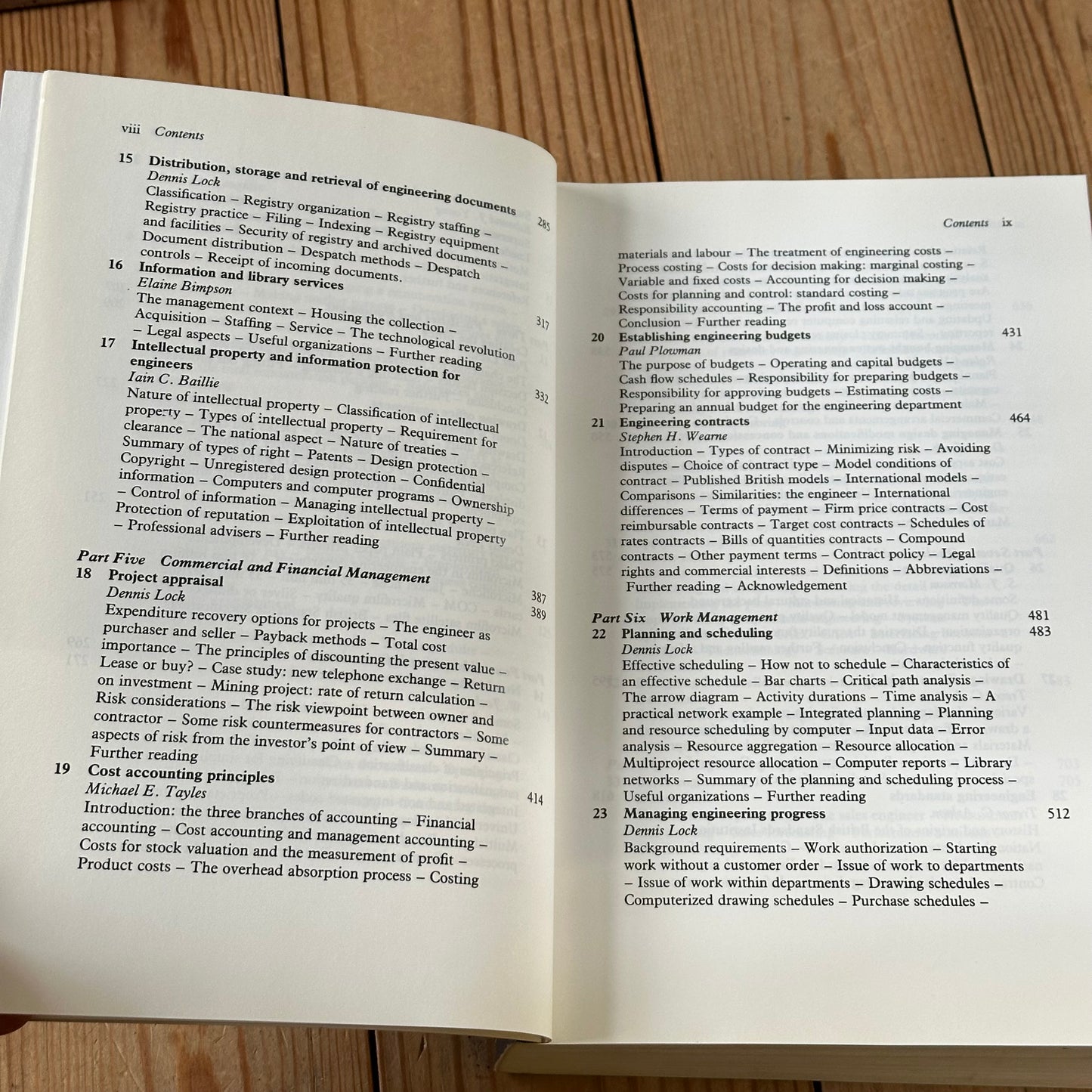XBN172 Vintage 1992 BOOK Handbook of ENGINEERING MANAGEMENT by D.Lock