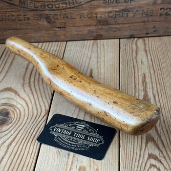 H2454 Vintage BOXWOOD Lead DRESSING STICK plumbers mallet by MONUMENT London