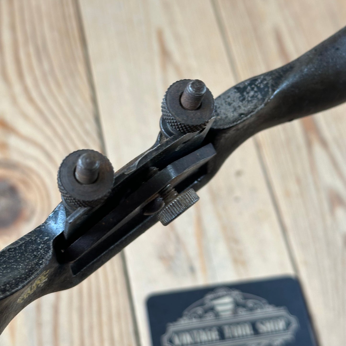 N1812 Vintage STANLEY England No.151 adjustable flat base SPOKESHAVE spoke shave