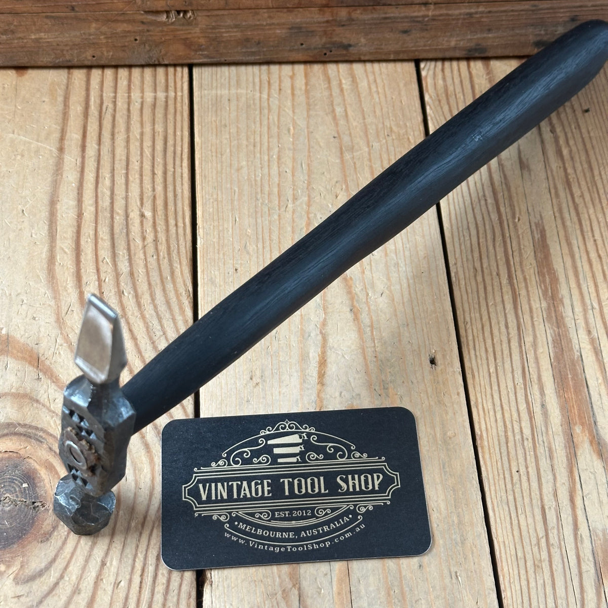 JMB39 Blacksmith made HAND FORGED 1045 steel CROSS PEEN HAMMER. Made by Jacob Marcus BONESAW
