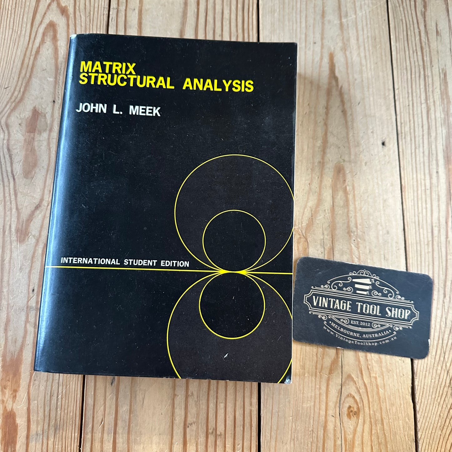 XBN160 Vintage 1971 BOOK MATRIX STRUCTURAL ANALYSIS by J.L.Meek