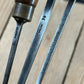 H2604 Vintage 3 x ADDIS England GOUGE CHISEL Carving Set