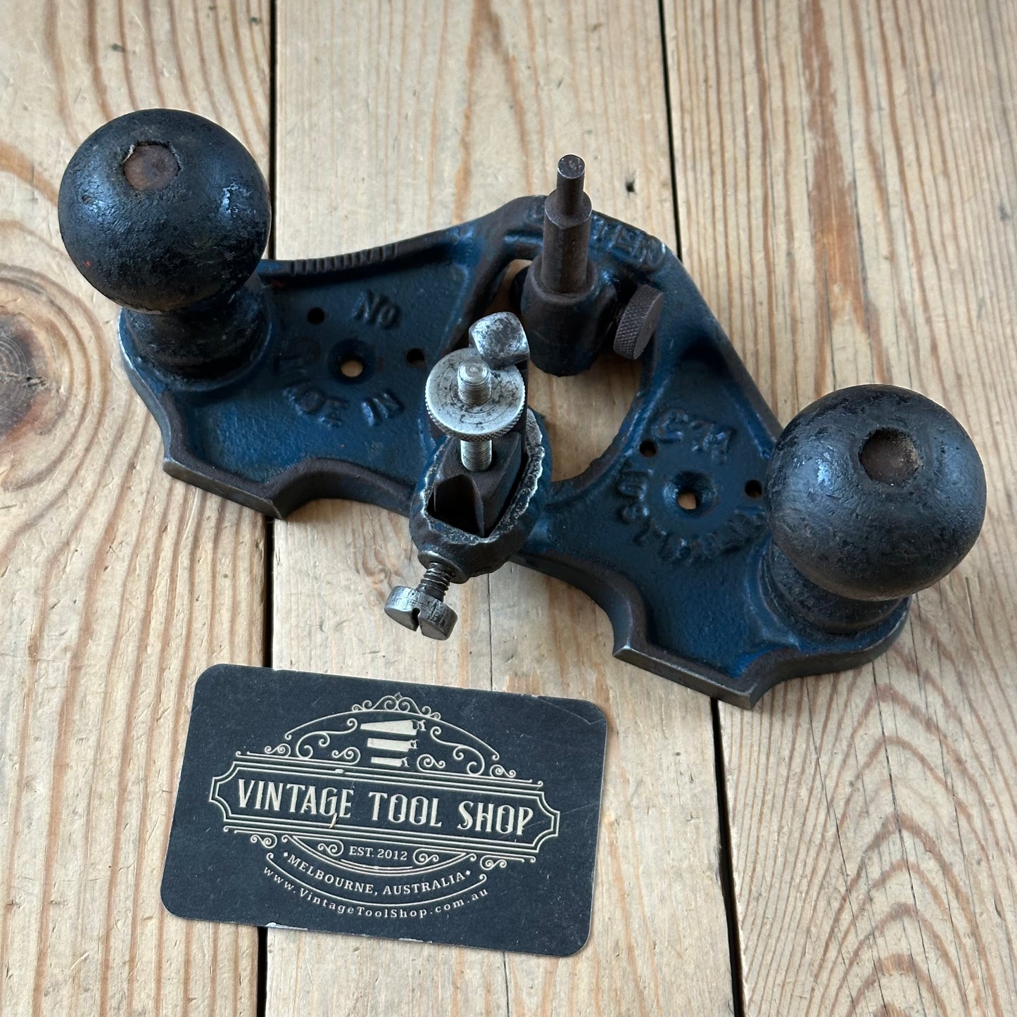 H2527 Vintage CARTER Australia No.C71 Router plane with one cutter