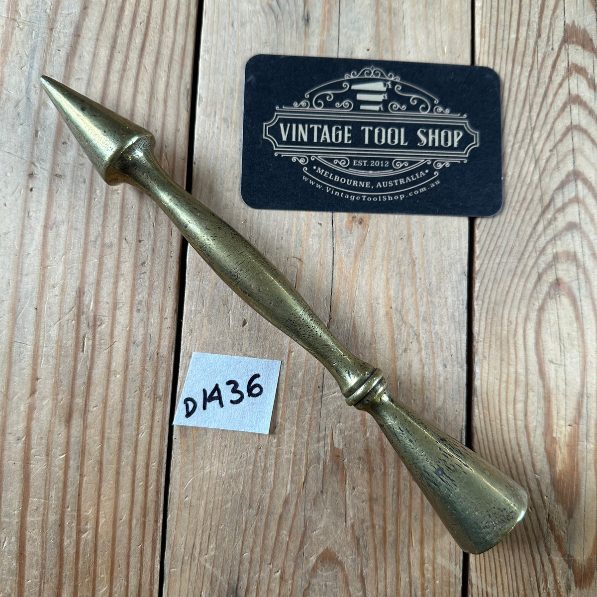 D1435-D1440 RARE! Vintage 1x BRASS Bronze Pipe Organ TUNING CONES