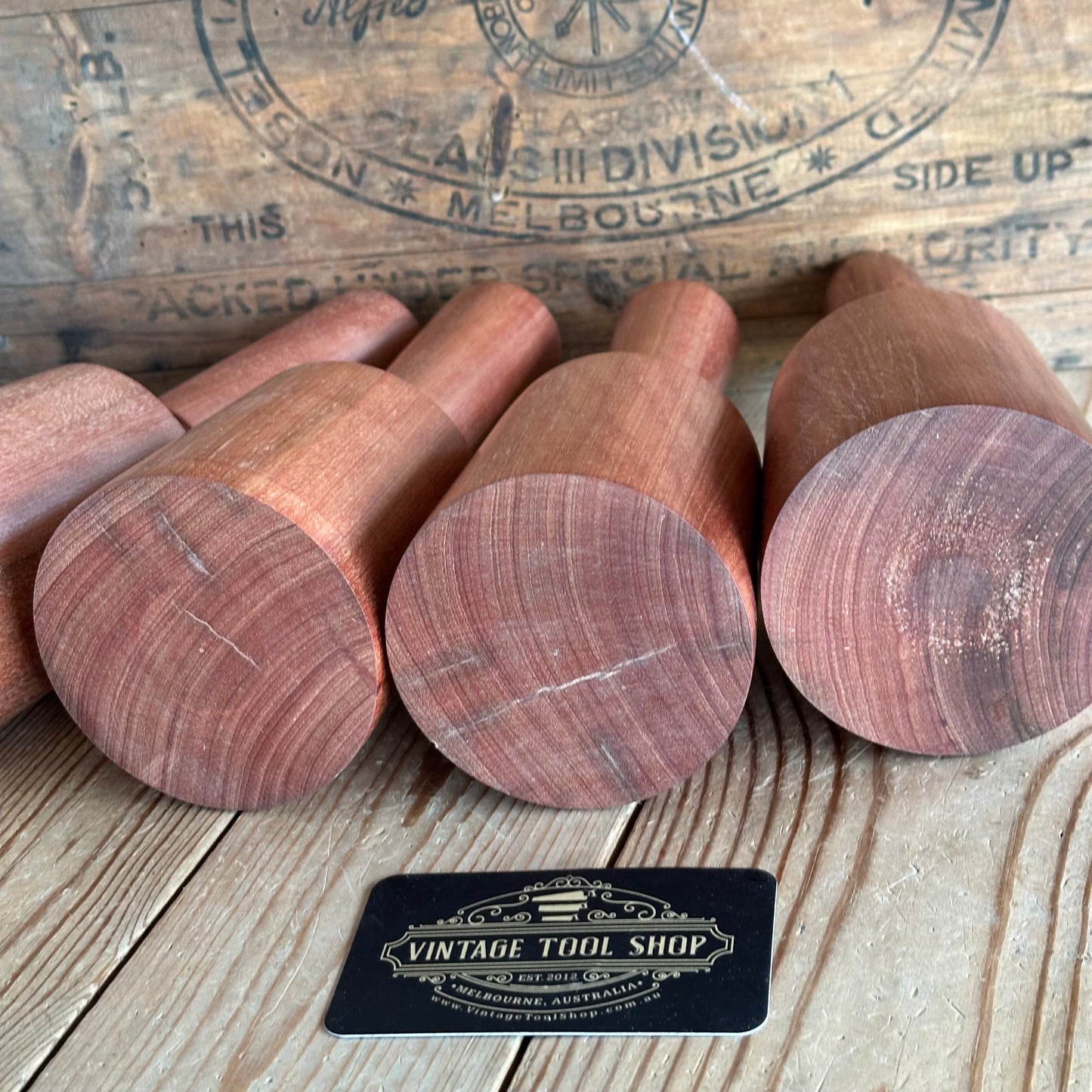 TR184-TR188 NEW! 1x Large QLD Yanderra hardwood carvers MALLET by Tony Ralph