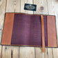 VD2254 Vintage 1960s TARTU LEATHER BOOK notebook journal diary COVER handmade in Estonia