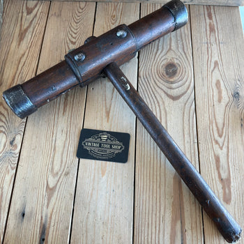 H2343 Antique CAULKING MALLET shipwrights tool