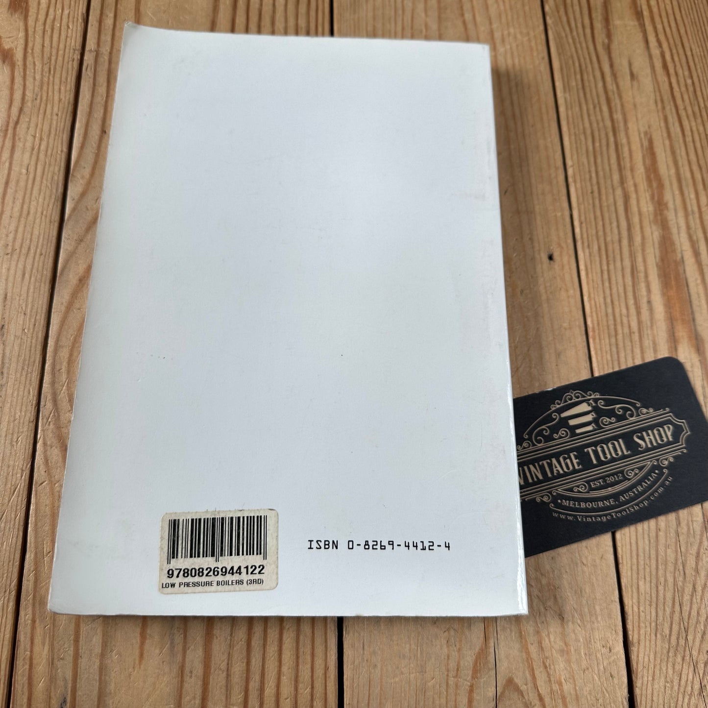 XBN109 Vintage 1994 on LOW PRESSURE BOILERS BOOK by F.M.Steingress