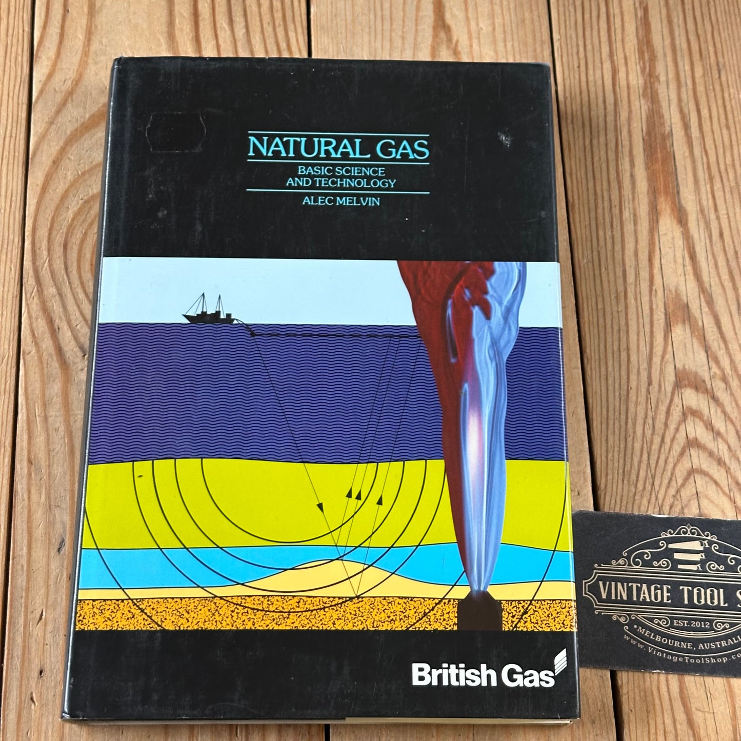 XBN176 Vintage 1988 BOOK NATURAL GAS Basic Science and Technology by A.Melvin