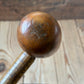 H2451 Vintage 1950 Korean War LIGNUM Lead BOSSING MALLET plumbers mallet