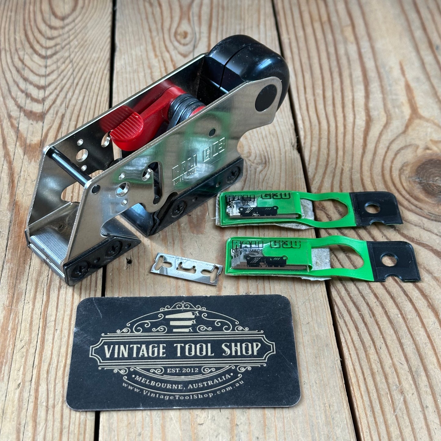 N1709 CHIC! Contemporary RALI SWISS Switzerland REBATE PLANE + 10x NEW BLADES