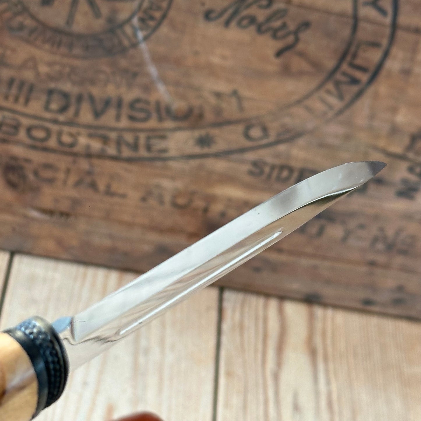 K41 Vintage Original Finnish MARTTIINI FINLAND Horse HEAD Puukko KNIFE