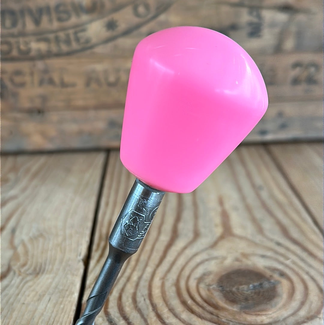 TR131 Repurposed hot BARBIE PINK POOL BALL awl by Tony Ralph