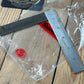 H2450 Vintage STARRETT USA No.21 thin steel metal SQUARE IOB