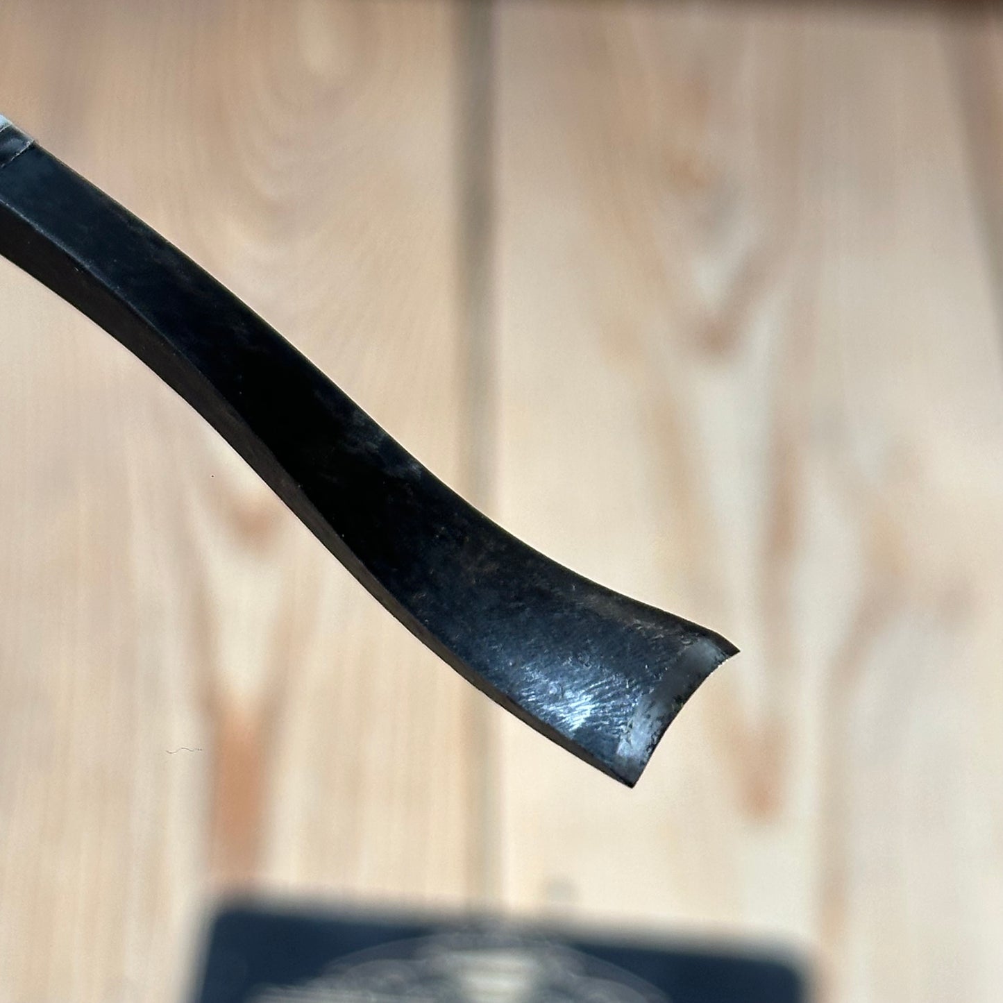 H2038 Vintage HENRY TAYLOR England 11mm reverse Bent Fishtail Carving CHISEL