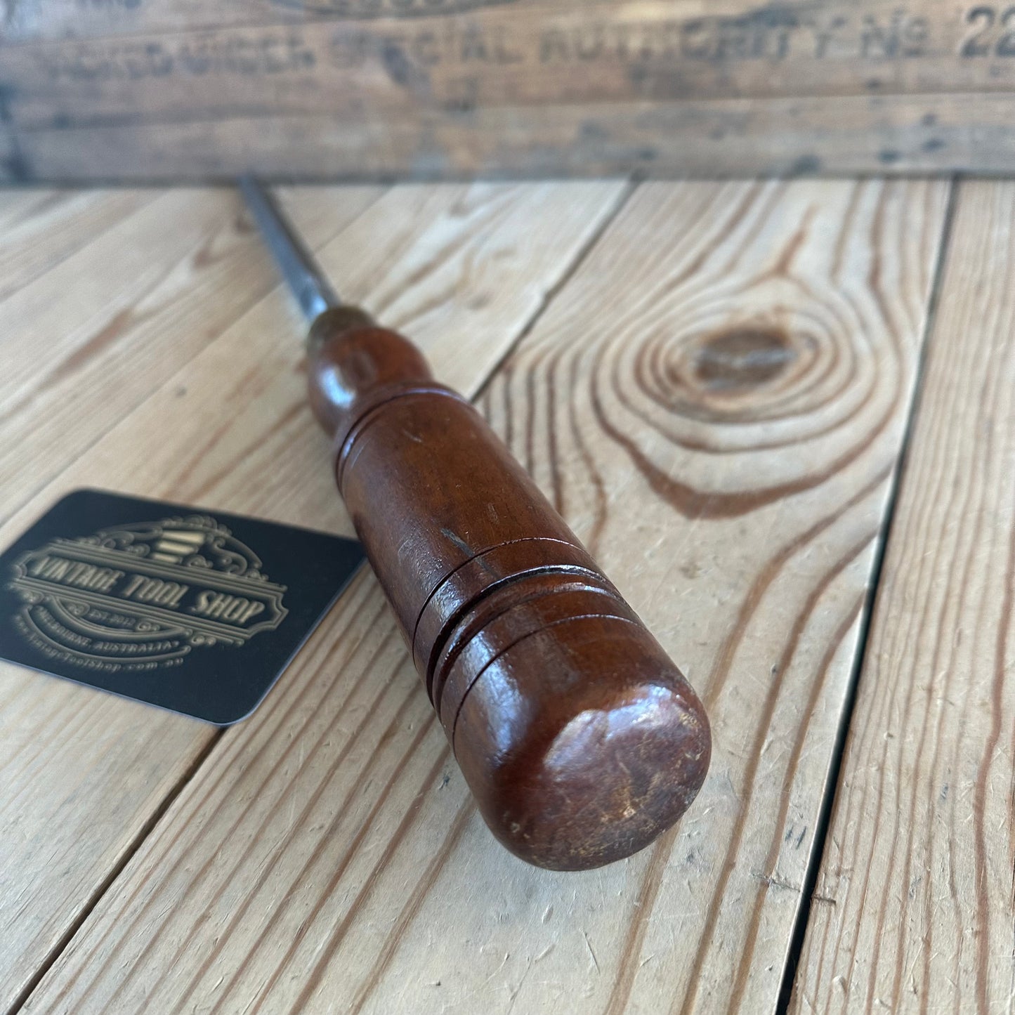 H2044 COOL! Vintage User Made 8mm SASH MORTISE CHISEL