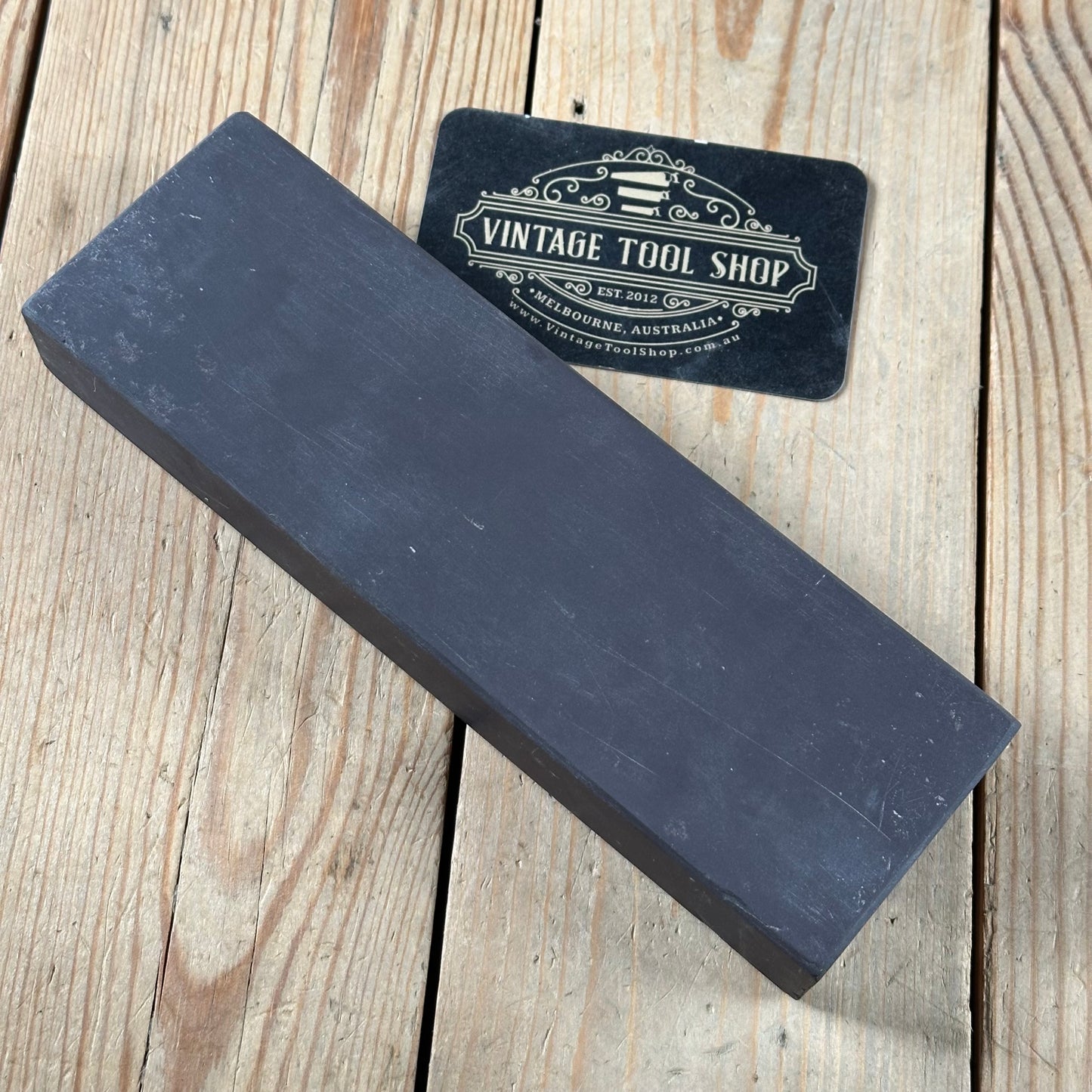 A382 MASSIVE! Vintage extra wide FRENCH LA LUNE natural sharpening water STONE