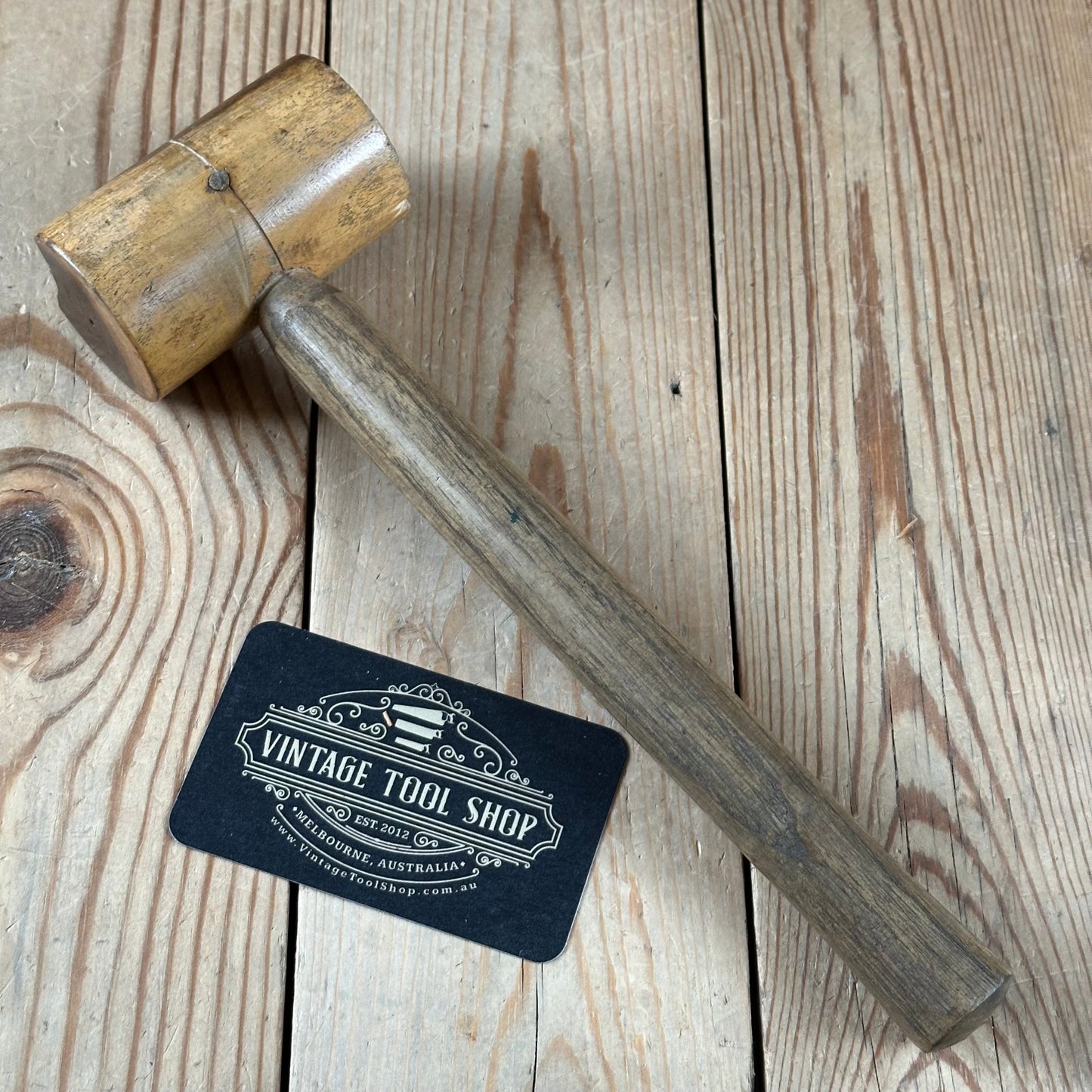 H2456 Vintage SAILMAKERS Lignum Vitae SERVING MALLET