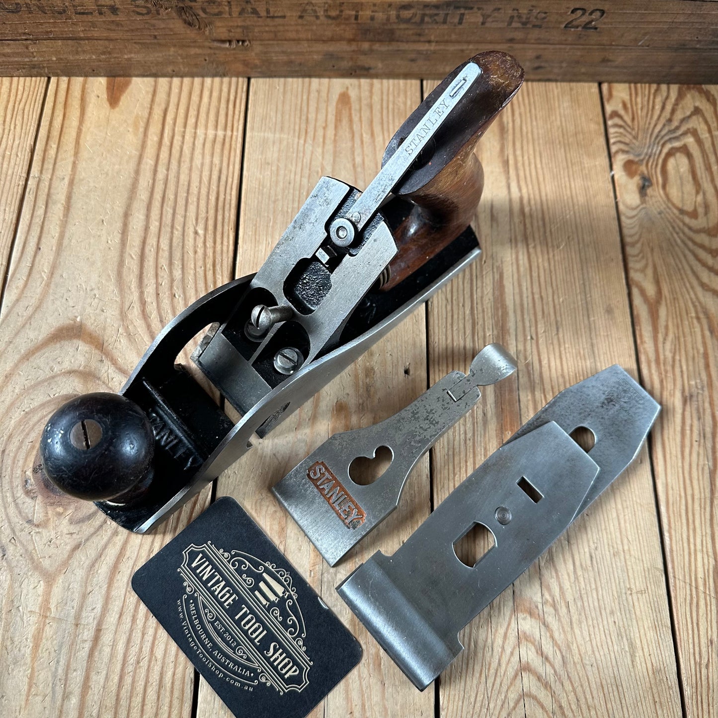 H2577 Vintage STANLEY USA No.10 & 1/2 Jack Rabbet Rebate PLANE