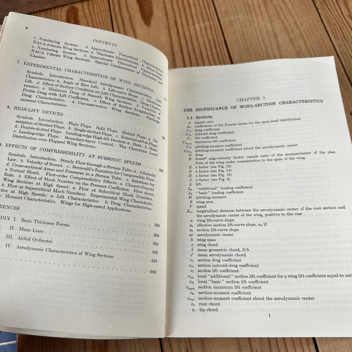 XBN32 Vintage Theory of Wing Sections BOOK by I.H.Abbott & A.E.Von Doenhoff