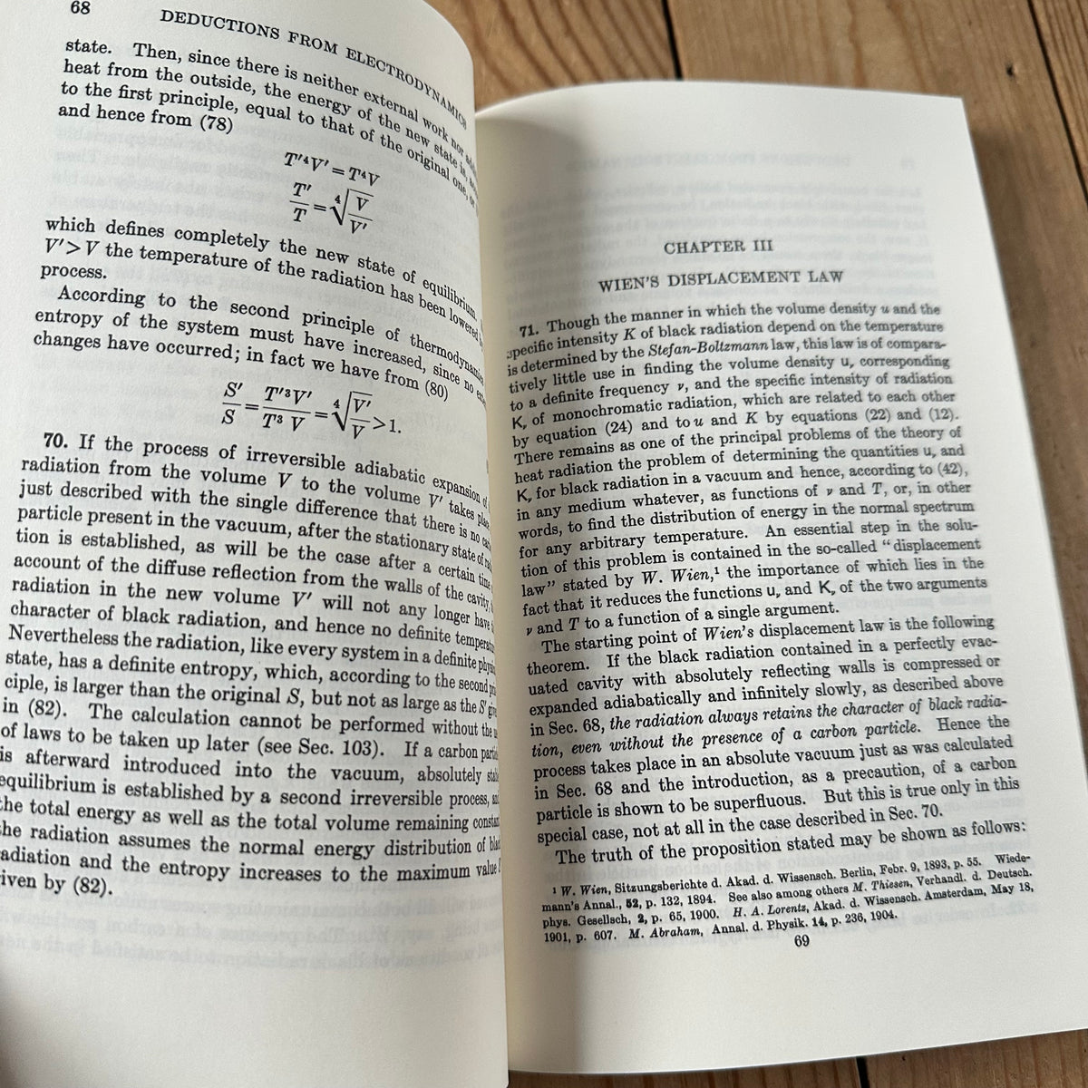 XBN208 Vintage BOOK The THEORY of HEAT RADIATION by MAX PLANCK
