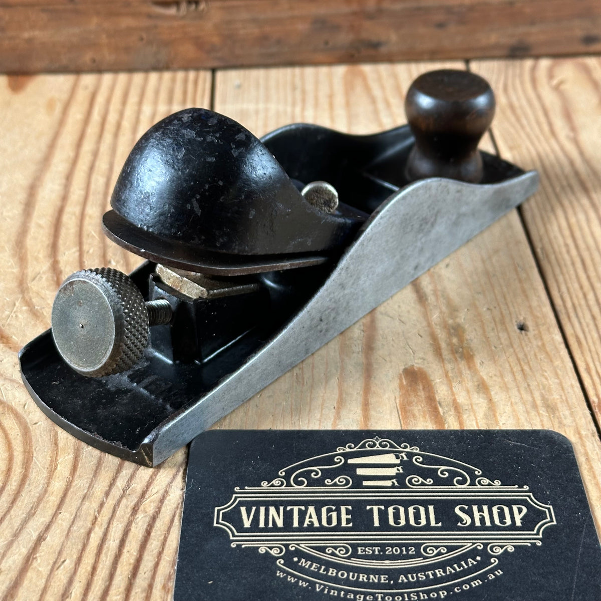 N1828 Vintage STANLEY England No.220 BLOCK PLANE