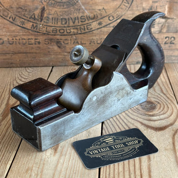 N1148 Antique UNIQUE SMOOTHING plane with Rosewood infill