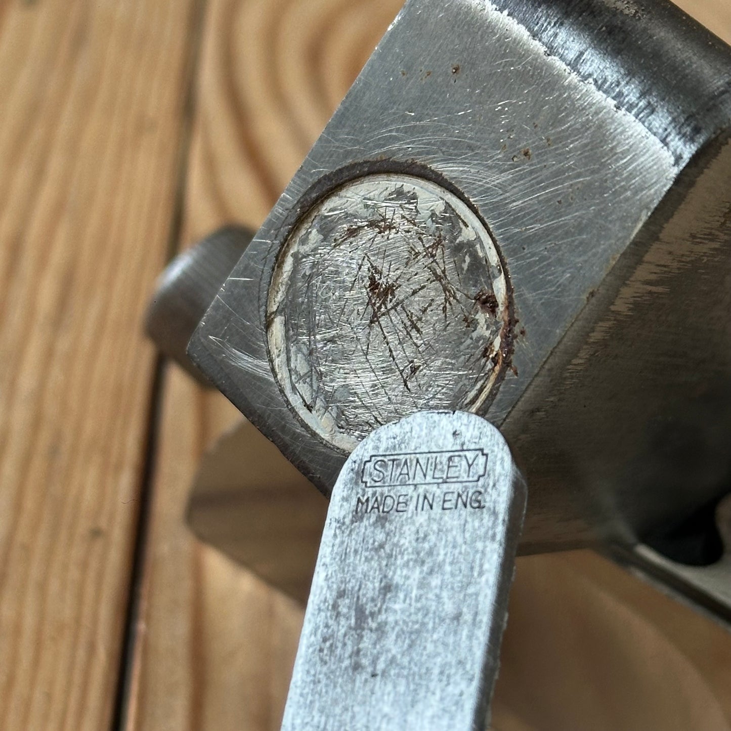 N1794 Vintage STANLEY England No.93 Rabbet REBATE Shoulder CHISEL PLANE