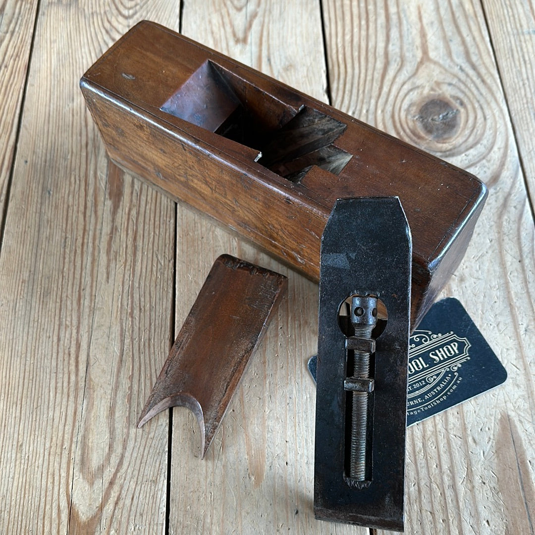 Y973 Antique FRENCH Wooden SMOOTHING PLANE display