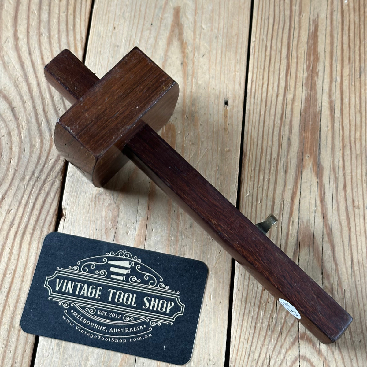 D2101 Vintage ATKINS England made Rosewood & BRASS Mortise and marking GAUGE